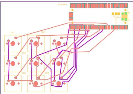 Routage du PCB du MacroPad